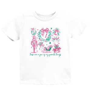 These Are A Few Of My Favorite Things Coquette - Youth Short Sleeve Graphic T-Shirt - 1 of 4