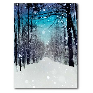 Courtside Market Winter wonderland 16x20 Gallery-Wrapped Canvas - 1 of 4