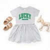The Juniper Shop Lucky Vibes Distressed Toddler Graphic Dress - 2 of 3