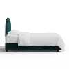 Skyline Furniture Queen Emma Shell Upholstered Bed Dark Teal Green: Pine Frame, Polyester Fabric, Spot Clean - 3 of 4