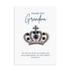 Anna-Kaci Purple Royal Monarch Queen Crown Crystal Rhinestone Brooch Pin with Family Gift Message Card & Envelope Jewelry Gifts - 2 of 4