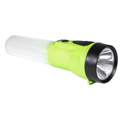 Lime Green ABS Plastic Rechargeable LED Flashlight Power Bank