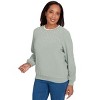 Alfred Dunner Women's Embellished Neckline Anti-Pill Sweater - 3 of 4