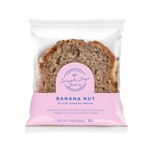 Simple Joys Bakery Banana Nut Sliced Loaf Cake - 3.7oz - 1 of 4