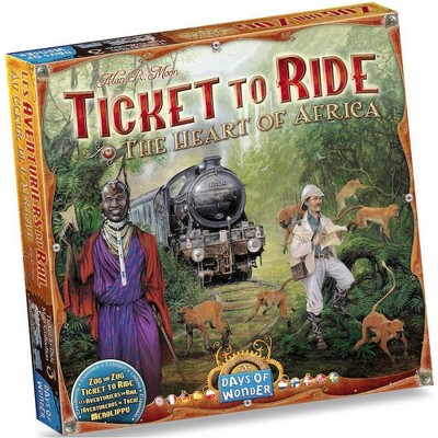 Ticket to Ride Strategy Board Game The Heart of Africa Expansion Pack