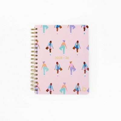 Be Rooted Be Rooted 7"x9" Academic Planner 2025 - 26 All Over Print Purple