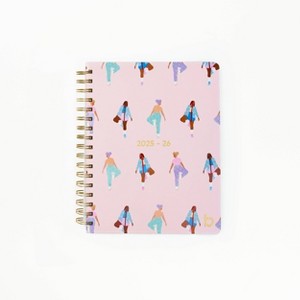 Be Rooted Be Rooted 7"x9" Academic Planner 2025 - 26 All Over Print Purple - 1 of 4