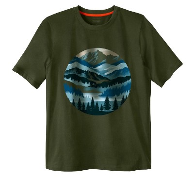 Boulder Creek by KingSize Men's Big & Tall  Nature Graphic Tee