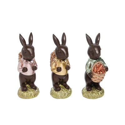 Gallerie II Chocolate Bunny Easter Figurine A/3