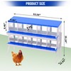 Chicken Nesting Box, Metal Nest Boxes for Chicken, Chicken Laying Box with Chicken Perch, Roll Away Nest Box for Chicken Coop - 2 of 4