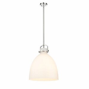 Newton Bell - 1 Light Stem Hung Pendant In Industrial Style-21.63 Inches Tall and 16 Inches Wide - 1 of 1