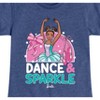 Girls' - Barbie - Dance And Sparkle Fitted Short Sleeve Graphic T-Shirt - 2 of 4
