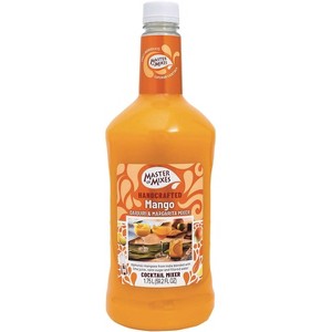 Master of Mixes Mango Daiquiri Margarita  Drink Mix - Ready to Use – 1.75 Liter Bottle (59.2 Fl Oz) - Mixer Perfect for Bartenders and Mixologists - 1 of 4