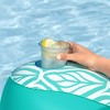 H2OGO! Comfort Plush Deluxe Chair – 57" Inflatable Pool Lounge with Cup Holder - 4 of 4
