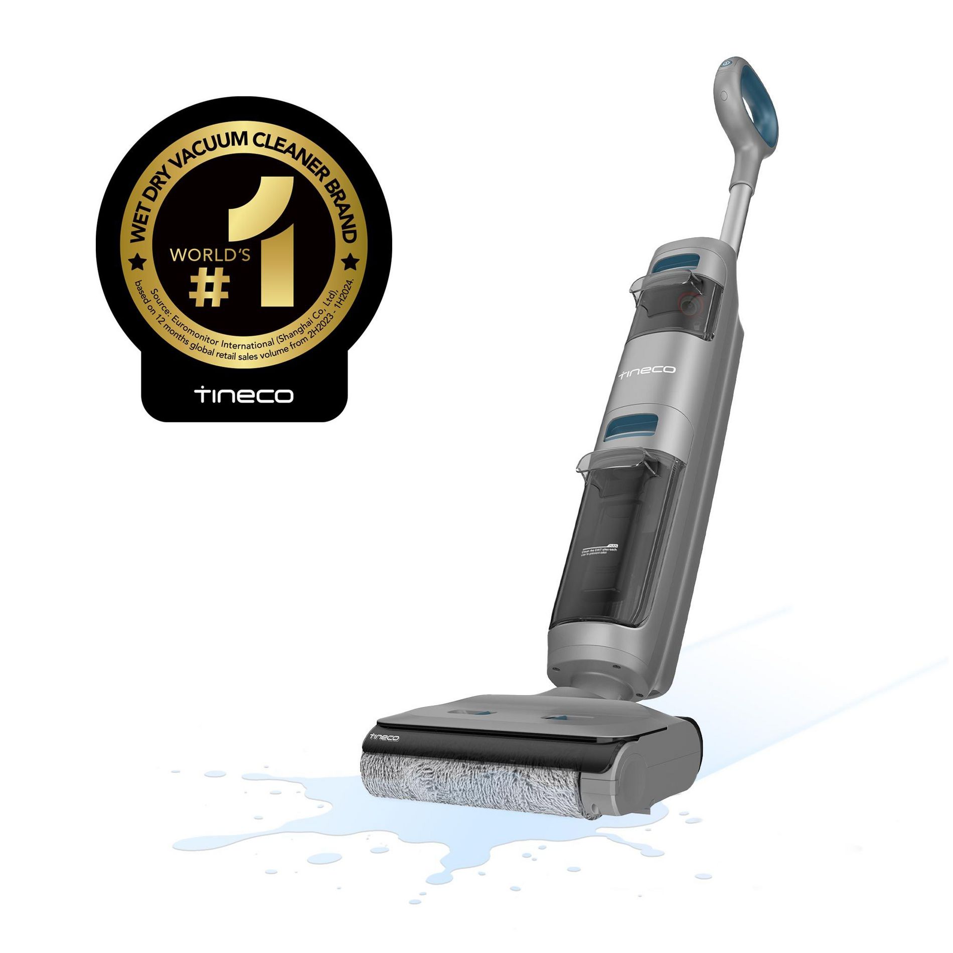 Tineco GO Sense GH301 Cordless 3-in-1 Floor Washer, Wet Dry Vacuum Mop, MessDetect Sensor, Self-Cleaning Dock