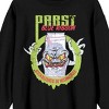 Pabst Blue Ribbon Ghostly Beer Can Crew Neck Long Sleeve Black Adult Sweatshirt - 2 of 3