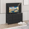 Whizmax Wide Dresser with 10 Large Drawers for 55'' Long TV Stand with Power Outlet Entertainment Center,Storage Fabric Drawer Unit for Bedroom,Closet - 2 of 4