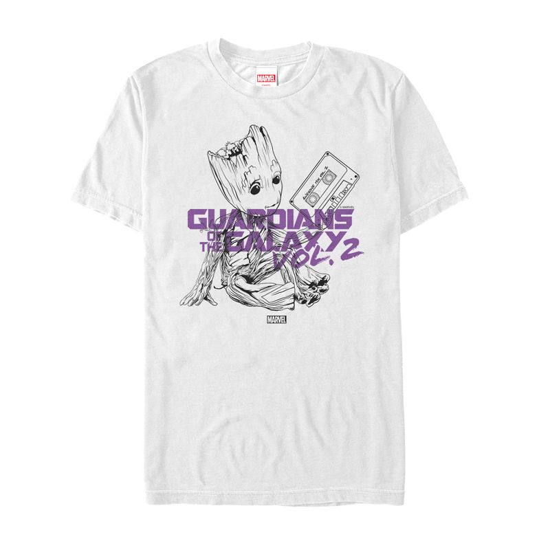 Men's Marvel Guardians of the Galaxy Vol. 2 Groot Music T-Shirt, 1 of 5