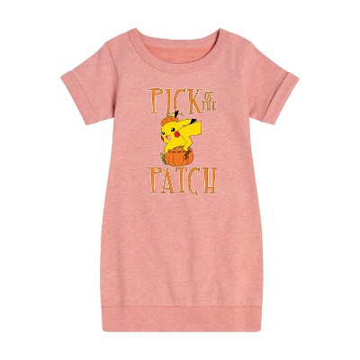 - Pokémon - Pick of the Patch Graphic Short Sleeve Fleece Dress
