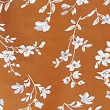 yellow background with small white flowers