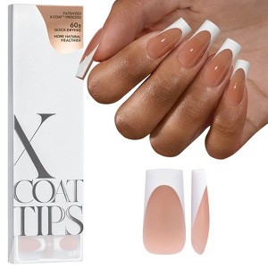 BTArtboxnails XCOATTIPS® White French - Square - 1 of 4