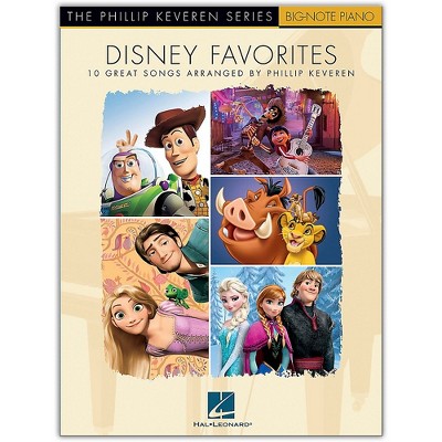 Hal Leonard Disney Favorites - The Phillip Keveren Series Big Note Piano Songbook