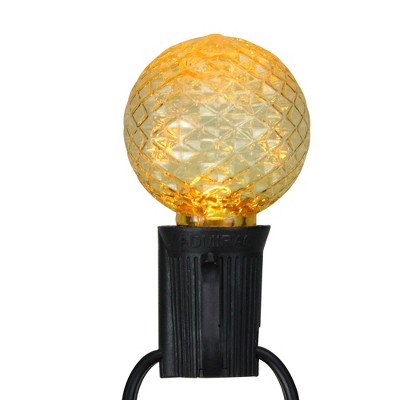 Northlight Pack of 25 Faceted LED G40 Multi-Color Christmas Replacement Bulbs