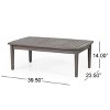 NicBex Outdoor Dining Table Set Acacia Wood Coffee Table with Upholstered Loveseat,Patio Furniture Set for Garden, Backyard, Porch - 4 of 4