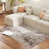 HOMCOM Machine Washable Area Rug, Non-Slip Traditional Flower Print Floor Carpet for Living Room, Bedroom, Dining Room - 4 of 4