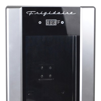 Compact Stainless Steel Mini Beverage Fridge with Glass Door