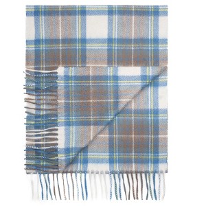 Lona Scott Pure Cashmere Tartan Scarf - 1 of 4