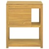 VidaXL Bathroom Cabinet 23.6"x15.7"x29.5" Solid Wood Teak - 2 of 4