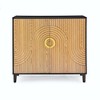 TROPOW Buffet Cabinet with Storage, Free Standing Storage Cabinet with Double Doors, Accent Cabinet with Solid Wood Feet, Sideboard Cabinet ,Black - 3 of 4