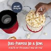 Nostalgia 8-Cup Hot Air Popcorn Maker & Bowl - 3 of 4