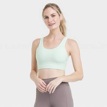 NWT Women's All in Motion Green Low Support Strappy Back Active Wear Bra Sz  XL