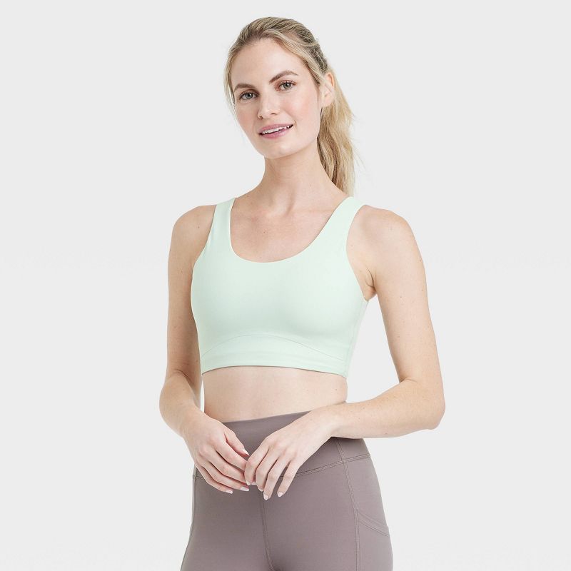 Women's Everyday Soft Medium Support Longline Sports Bra - All In Motion™, 1 of 10