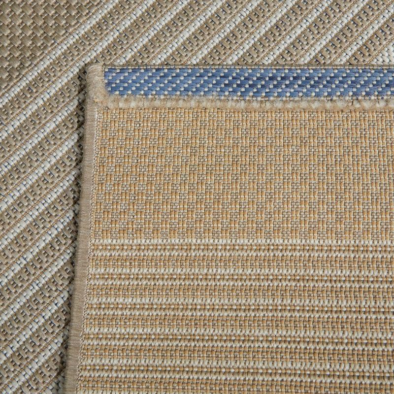 Sand Stripe Outdoor Rug Blue - Threshold™, 5 of 7