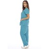 Just Love Scrub Set - 6 Pocket Medical Uniform - (V-Neck with Cargo Pant Nurse Set) - 2 of 3