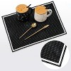 LunaLulinlk Premium Bar Mat 18"x12" Coffee Mat, Dish Drying Mat, Durable & Stylish Service Counter Top Dish Drying Mat,Glass - 4 of 4