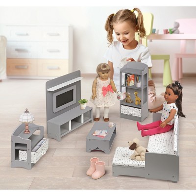 18 inch doll living room set