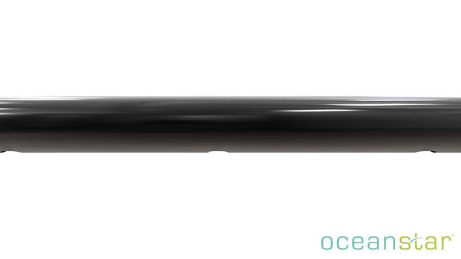Oceanstar 2-Tier Portable Adjustable Closet Hanger Rod, Black, 2 of 8, play video