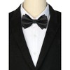 Elerevyo Men's Pre-tied Formal Satin Solid Color Formal Tuxedo Bow Ties - 4 of 4