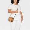 Cilela Brown Ring-Accent Large Saddle Leather Crossbody Bag, Best Price  and Reviews