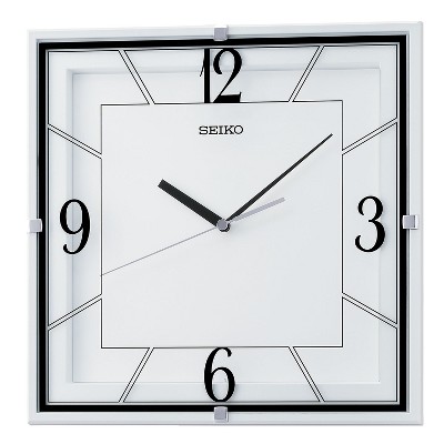 Seiko 11" Lanvin Wall Clock, Black