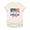 Simply Sage Market American Girly Flag Coquette Short Sleeve Tee - 2 of 4