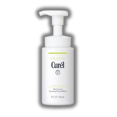 Kao Curel Sebum Trouble Care Foaming Wash | light and airy foam cleanser gently cleanses dry, sensitive skin of impurities - (5.07 oz)