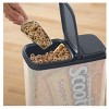 Racxily Clear Plastics Cereal Dispenser with Lid, 32-Cups, 9.75" x 5.38" x 13.5" - 4 of 4