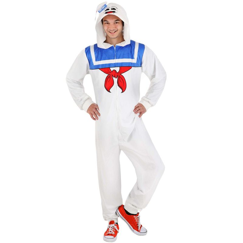 HalloweenCostumes.com Ghostbusters Adult Stay Puft Marshmallow Jumpsuit., 3 of 7