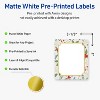 Avery Labels, 4" x 3-1/3", Gold-Blue Border Berries, Matte, 40ct - 2 of 4
