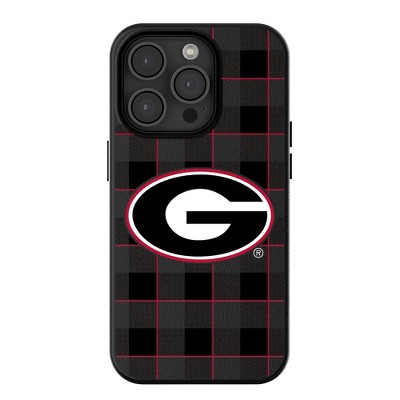 Keyscaper NCAA SEC Universities Plaid MagSafe Compatible Cell Phone Case for Apple iPhone